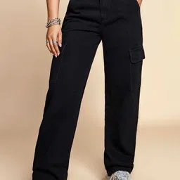 NU CLOTHS Women Regular Fit High-Rise Stretchable Jeans-image-74