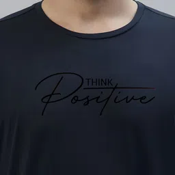 CASUALBUD Men Typography Printed Round Neck T-shirt image 2