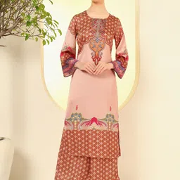 DIVASTRI Women Floral Printed Regular Kurta with Palazzos-picture-31