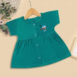 KIDEEZGUILD Girls Pack of 2 Cotton Fit & Flare Dress image 5