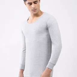 Monte Carlo Men Ribbed Round Neck Full Sleeves Thermal Top-image-44