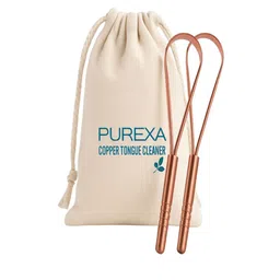 Purexa Set Of 2 Q-Shape Copper Durable Rust-Free & Fresh Breath Care Tongue Cleaner-picture-12