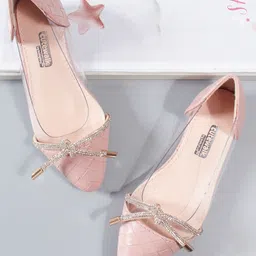 Cute Walk by Babyhug Peep Toes Sandals - Pink-picture-26