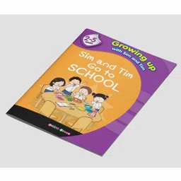 vishv books Sim & Tim Go To School Short Story Book - English-picture-17