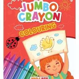 Jumbo Crayon Colouring Book - English-image-53