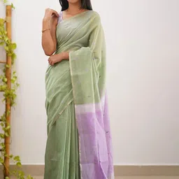 Aldwych Woven Design Saree With Unstitched Blouse Piece-picture-10