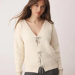 Trendyol Women Cardigan with Embellished Detail-picture-30