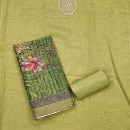 TAVAS Embroidered Unstitched Dress Material image 2