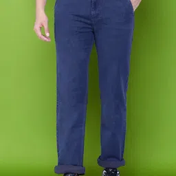 AWACK Men Comfort Relaxed Fit High-Rise Light Fade Stretchable Jeans-picture-45