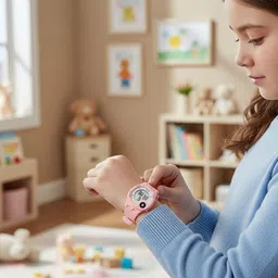 Time Up Girls Dial & Bracelet Style Straps Digital Multi Function Watch D2323-3 image 5