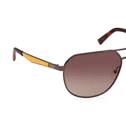 Timberland Men Full Rim UV Protected Aviator Sunglasses image 3