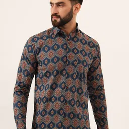 MILLENNIAL MEN Men Comfort Sheer Printed Casual Shirt-image-39