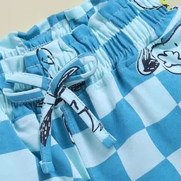 Annie Girls Pack Of 2 Checked Printed Shorts image 2