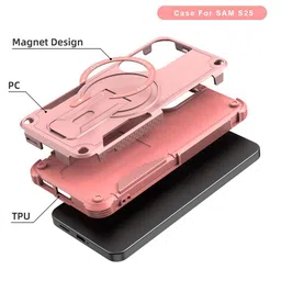 Luxury Kase Unisex Back Cover With Portable Kickstand Mag-safe Compatible Magnetic Case image 5
