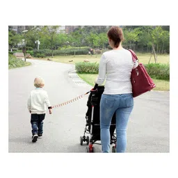 syga SygaAnti Lost Safety Velcro Wrist Bracelet With Extra Long Harness - Orange image 2