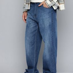 Mufti Men Ultra Loose Fit Heavy Fade Stretchable Jeans-picture-18