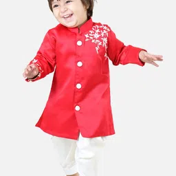 BownBee Boys Embroidered Sherwani image 1