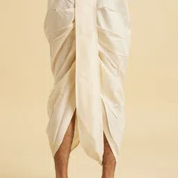 Manyavar Embroidered Dhoti image 3