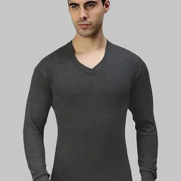 AMUL COMFY Tailored-Fit V-Neck Thermal Tops-picture-40