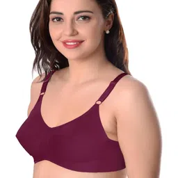 FEATHER LINE Pack of 6 Solid Non padded with Full Coverage Bra image 4