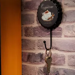 eazy wagon Black & White Cappuccino Retro Wall Hook image 3