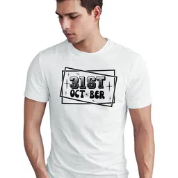 Seekbuylove Typography Printed Round Neck Bio Finish Pure Cotton T-shirt-picture-41