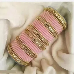 RENOY Set Of 40 Stones-Studded & Beaded Bangles-picture-26