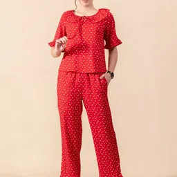 Madhuni Printed Round Neck Top With Palazzo Co-Ords-picture-30