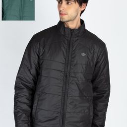 Status Quo Men Geometric Quilted Jacket-image-56