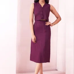 ASILYN Waistcoat & Midi-Length Skirt Co-Ords image 4