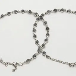 Anouk Set Of 2 German Silver-Plated Anklets image 3