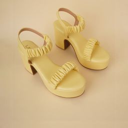Lavie Flatform Women Western Embellished Block Heels Sandals-picture-12