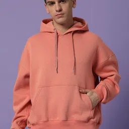The Roadster Lifestyle Co Oversized Hooded Long Sleeve Sweatshirt With Kangaroo Pockets-image-69