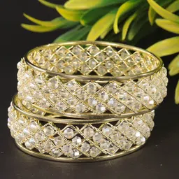 NMII Set Of 2 Zircon Stone Studded Bangles-image-57