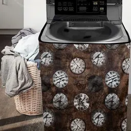 The Furnishing Tree Multi-Coloured Printed Washing Machine Cover image 3