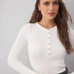 Trendyol Women Ribbed Pullover-picture-29