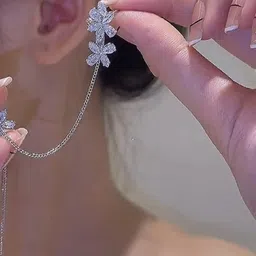 Vembley Cubic Zirconia Alloy Drop Earrings image 1