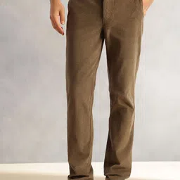 Thomas Scott Men Textured Smart Regular Fit Trousers-picture-34