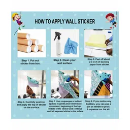 WENS Sheep Height Measurement Removable Wall Sticker - White image 5