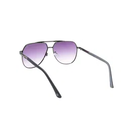 Eyejack Unisex Aviator Sunglasses with UV Protected Lens-7008CL870-Purple & Clear image 2