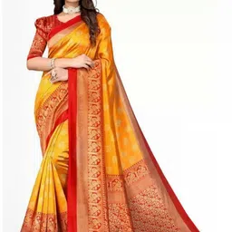 KANOODA Ethnic Motifs Woven Design Zari Mysore Silk Saree-image-97