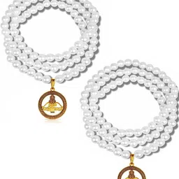 Utkarsh Gold-Plated Circular Pendants with Chains-picture-11