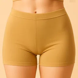 CKARFE Pack Of 2 Combed Cotton Mid-Rise Boy Shorts Briefs CF SBT-33 D Skin,Skin XS-2-picture-36