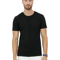 ECOLINE Clothing Men Bio Finish Solid Round Neck Cotton T-shirt-picture-31