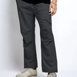SHOWOFF Men Grey Relaxed Fit Cotton Cargos-picture-40
