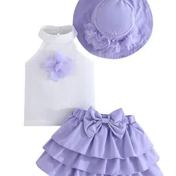 StyleCast x Revolte Girls Halter Neck Sleeveless Top With Skirt-image-53