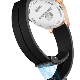 DOUBLERUN Unisex Dial & Bracelet Style Straps Analogue Chronograph Watch H05N18019 image 4