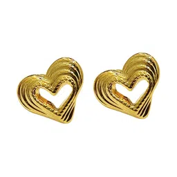 UrbanLuk Heart Shaped Studs Earrings-picture-13