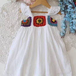 Woonie Girls Cotton Fit & Flare Dress-image-39