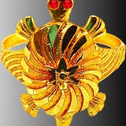 Dynamic Retail Global Unisex Gold Ring image 3